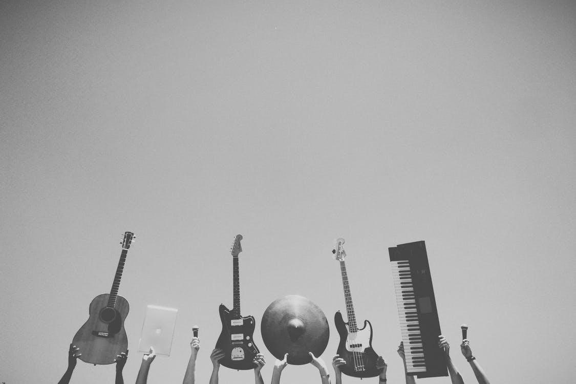 Different musical instruments